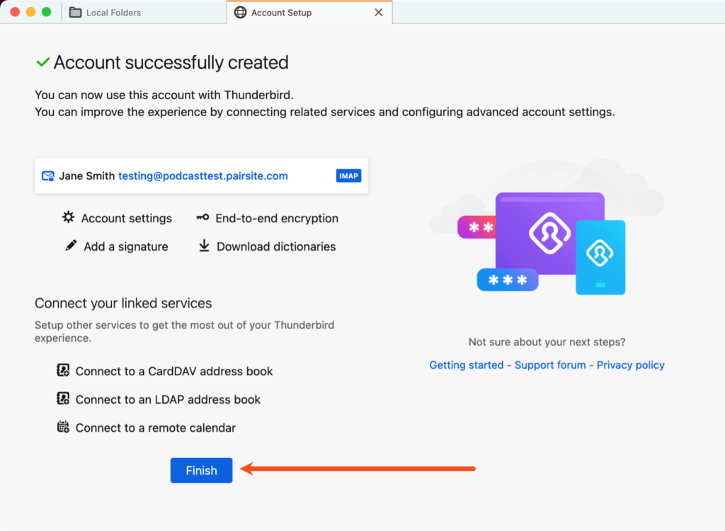Setting Up Email: Thunderbird for Windows 10 - Knowledge Base - Pair ...