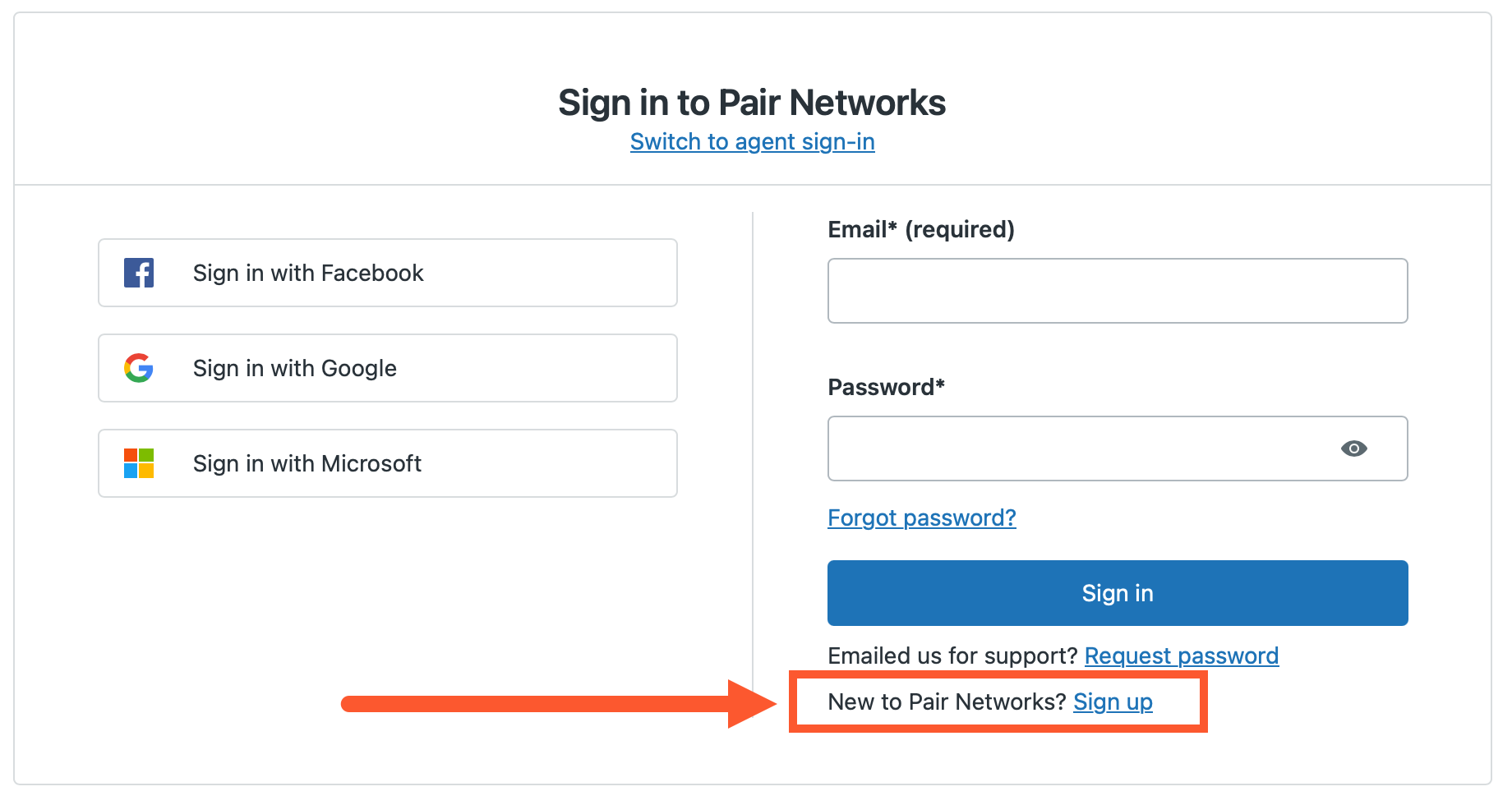 new to pair networks image